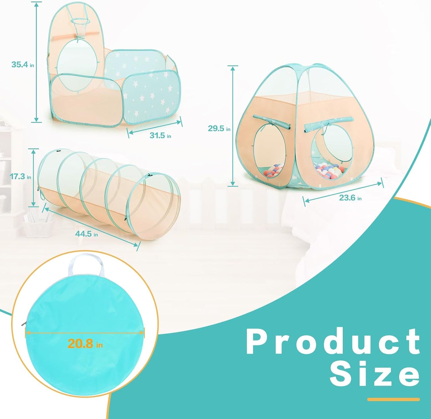 Tienda y Túnel 3 en 1