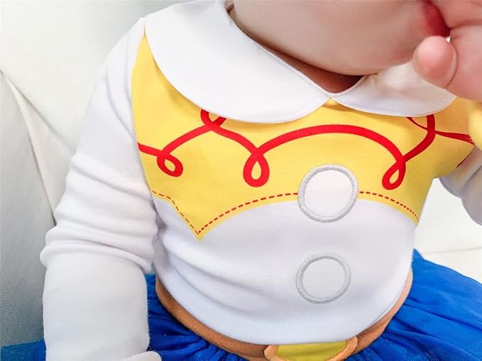 Disfraz de Mameluco de Vaquera para Bebé Niña