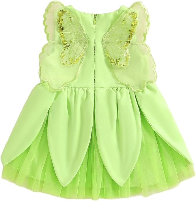 Disfraz de Hada Vestido con Alas para Bebé