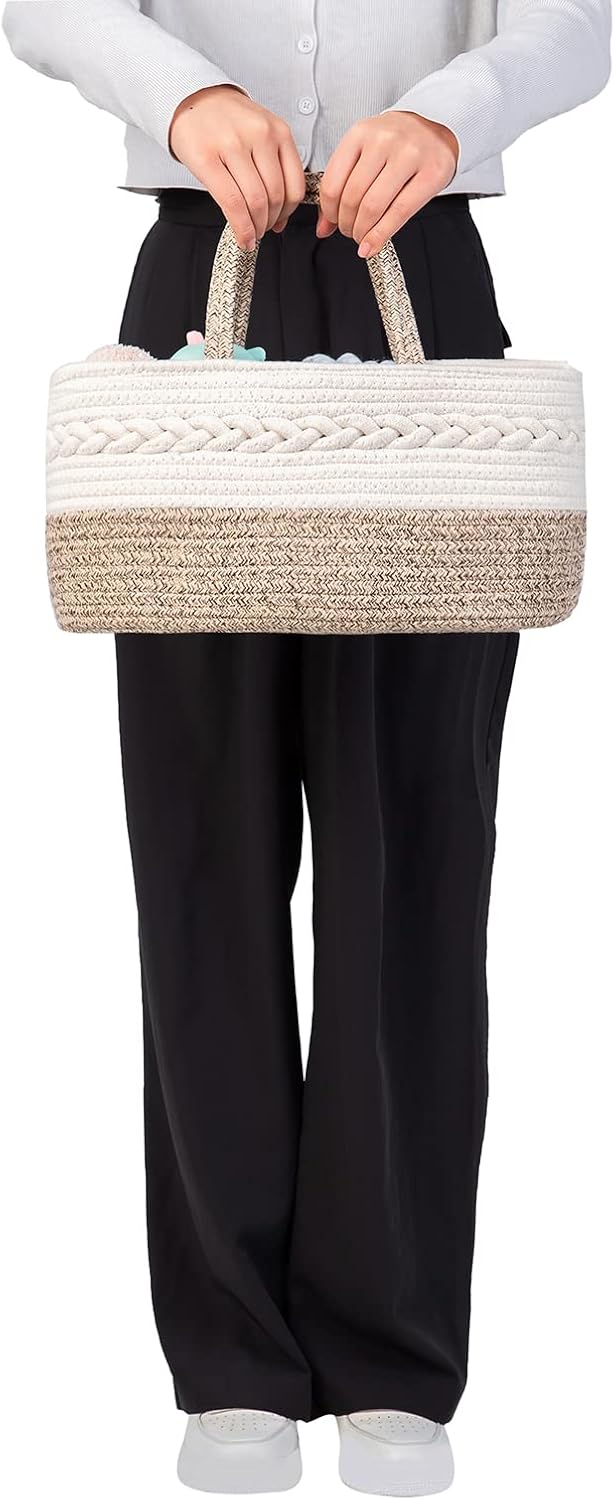 Cesta Organizadora para Bebé 100% Algodón