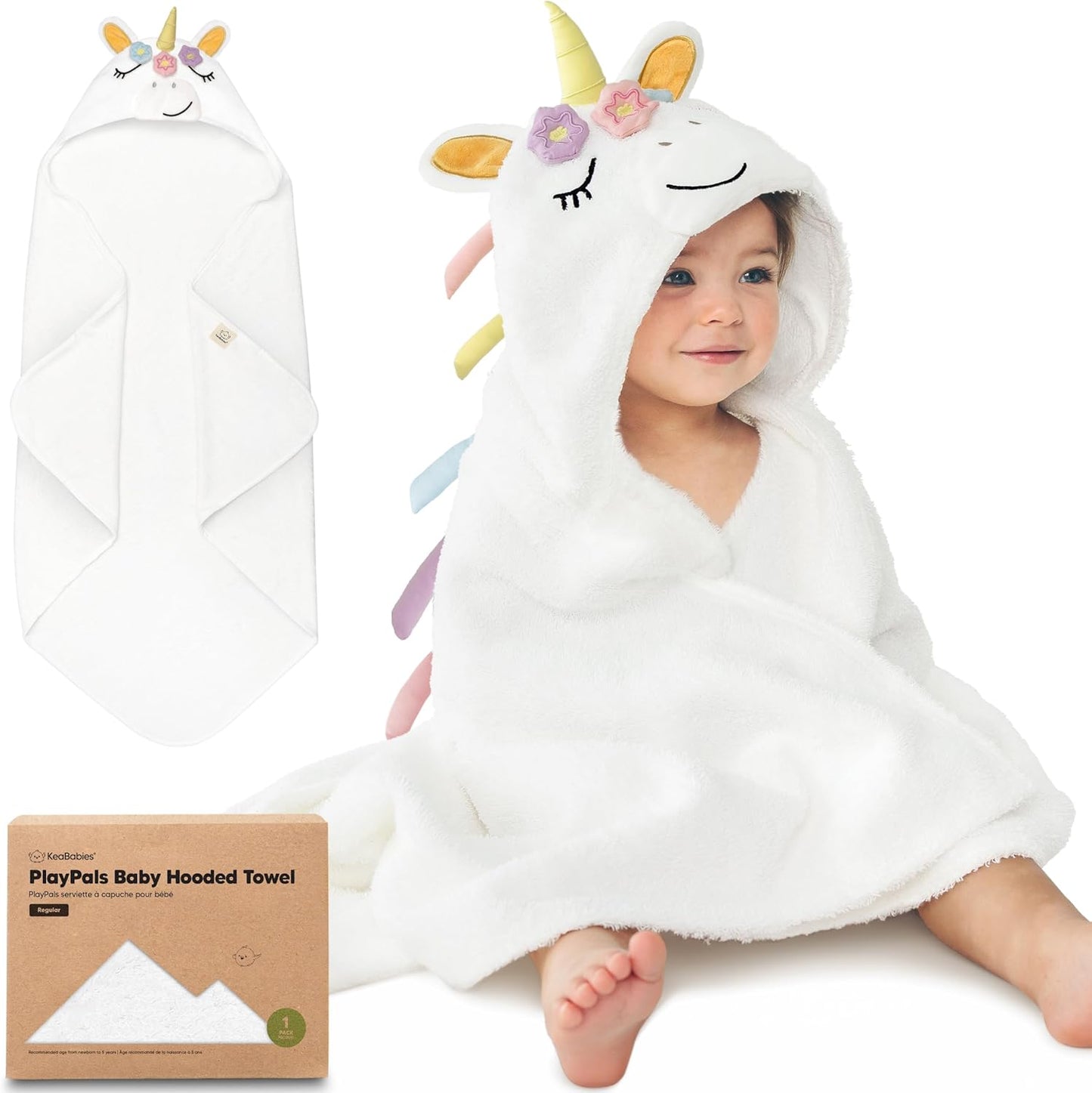 Toalla de Bebé con Capucha – 100% Algodón Orgánico