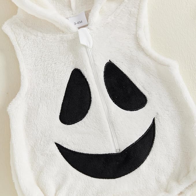 Disfraz de Fantasma para Bebé con Capucha y Medias