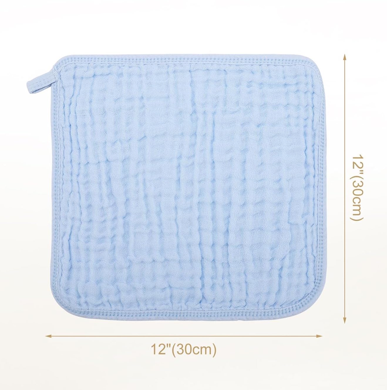 Paquete de 10 Paños de Muselina de Algodón – Multicolor