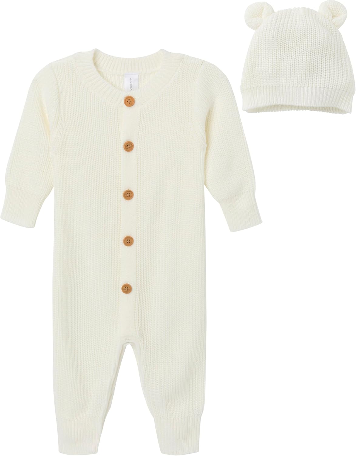 Set Mameluco y Gorro Tejido Teddy