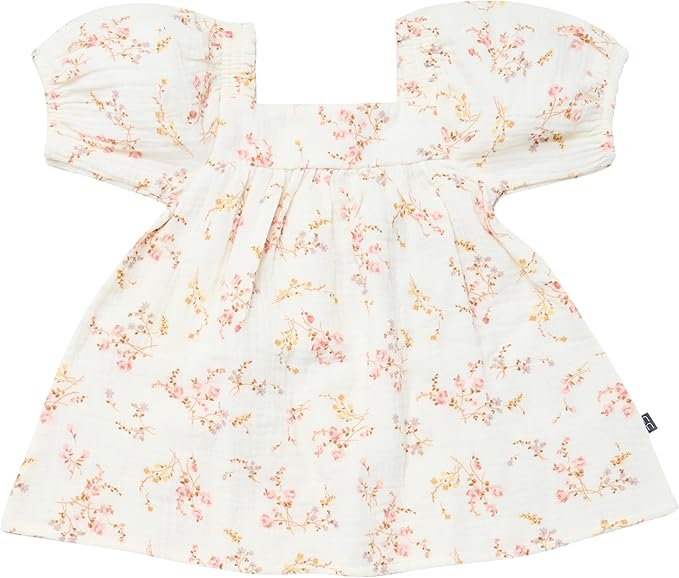 Set Eloise Vestido y Cubrepañal de Algodón