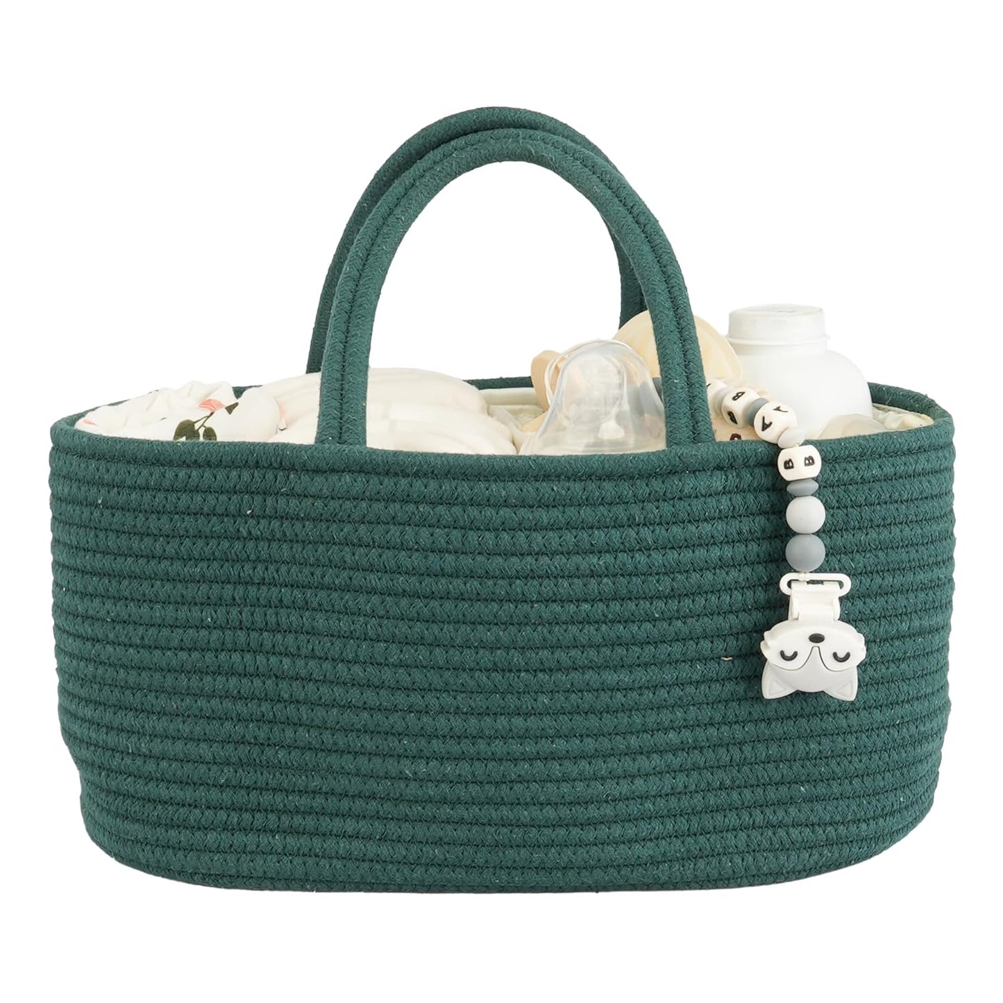 Cesta Organizadora Tejida de Algodón