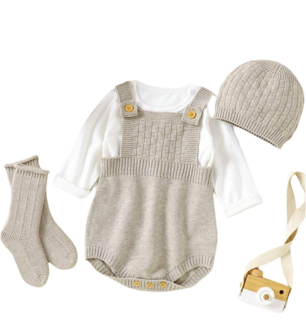 Set Ollie Enterizo, Medias y Gorro