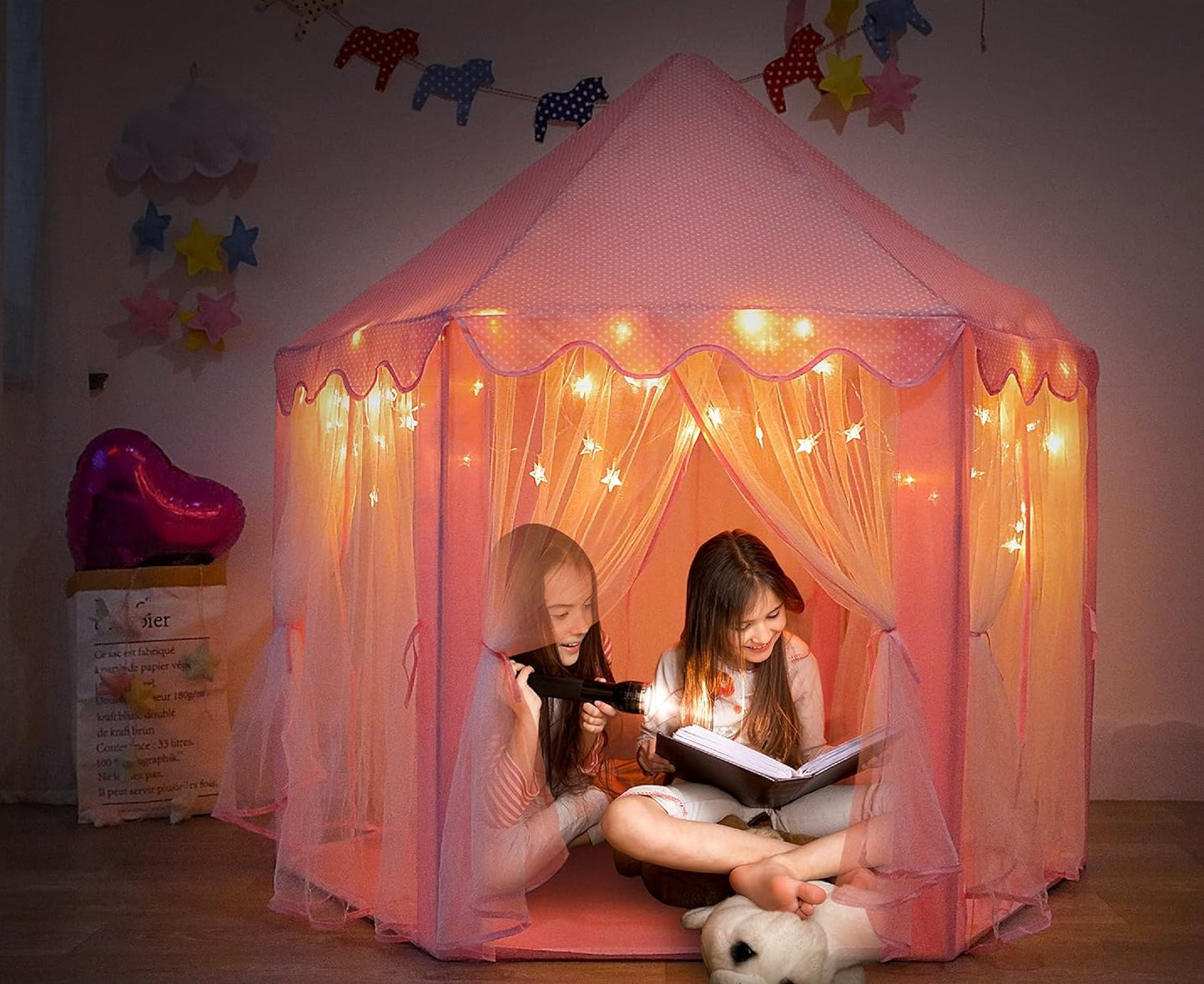 Princess Castle con Luces LED