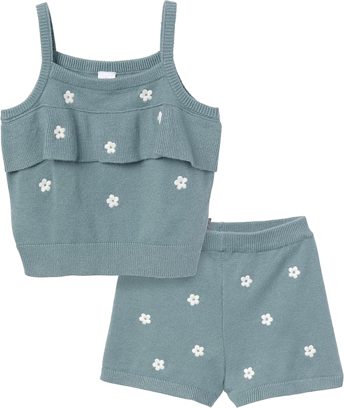 Set Daisy Blusa y Short Tejido