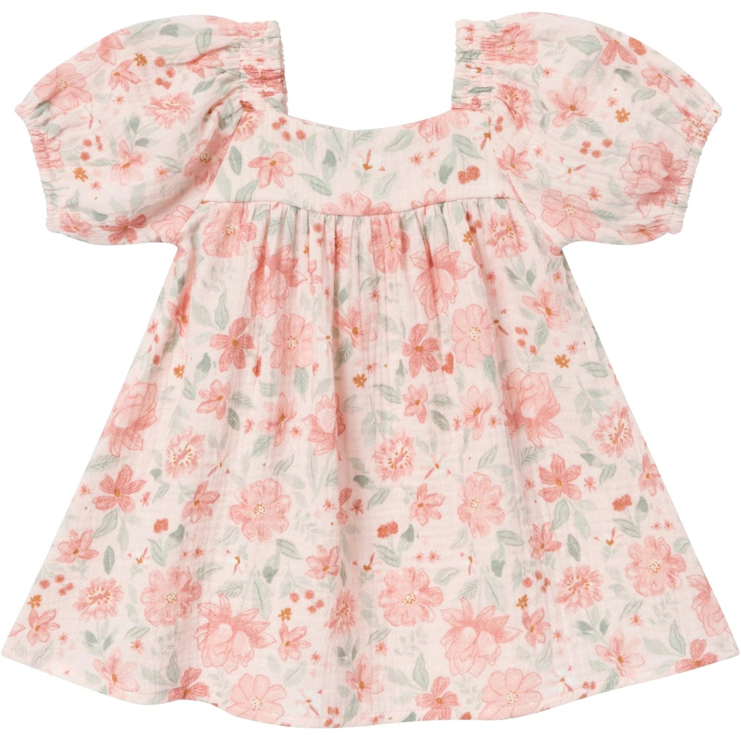 Set Eloise Vestido y Cubrepañal de Algodón
