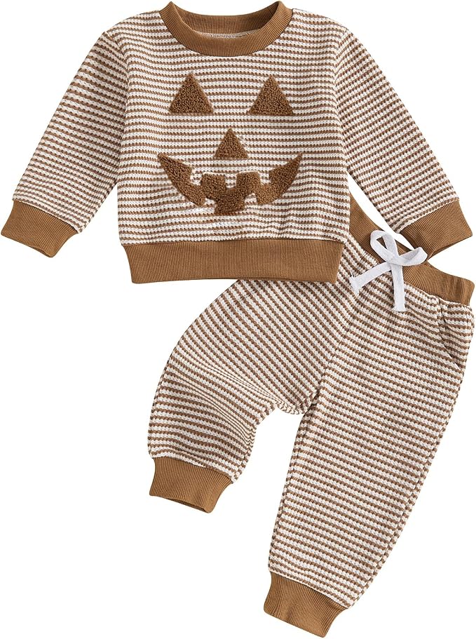 Set Suéter + Pantalón Pumpkin Happy Face