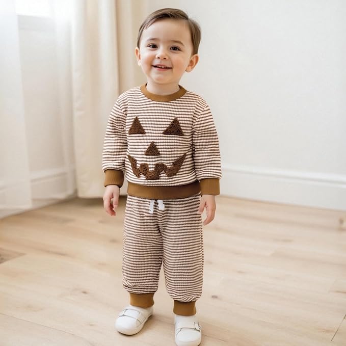 Set Suéter + Pantalón Pumpkin Happy Face