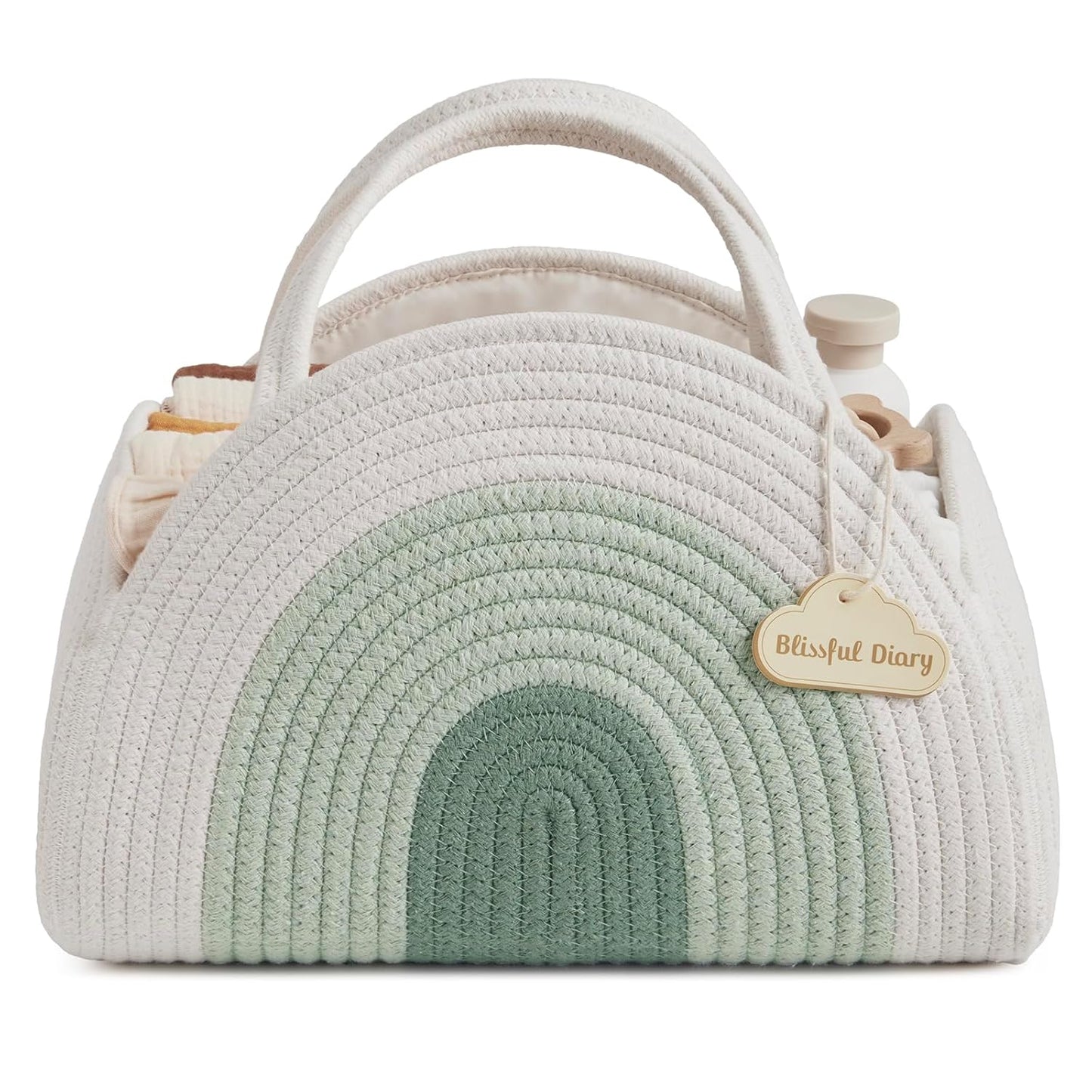 Cesta Organizadora de Pañales de Algodón