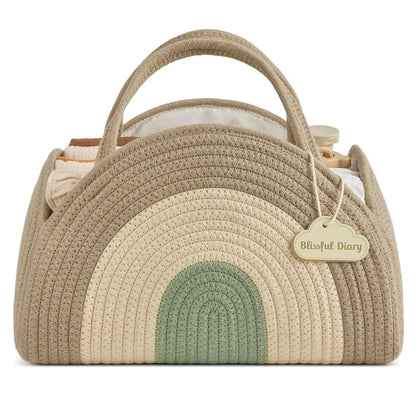 Cesta Organizadora de Pañales de Algodón