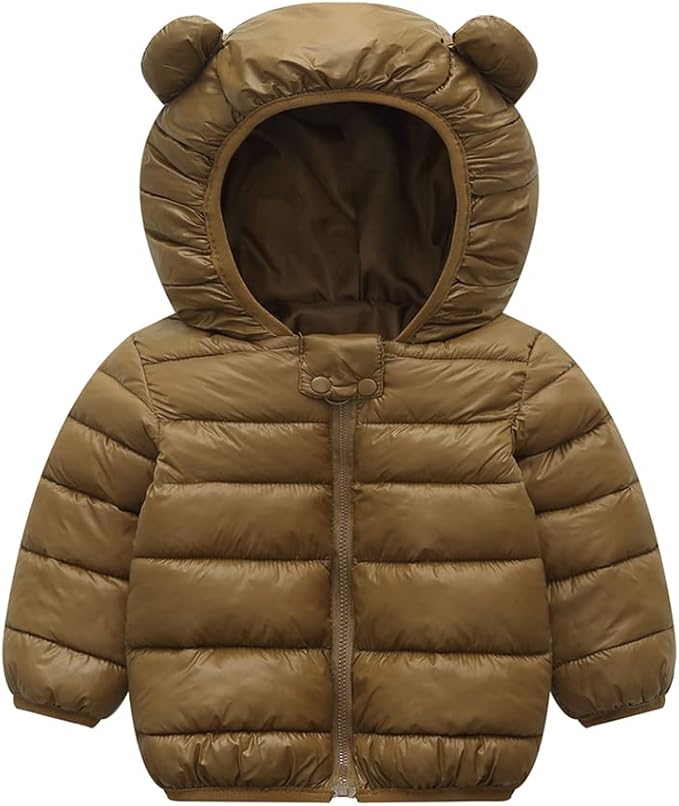 Chaqueta con Capucha de Oso