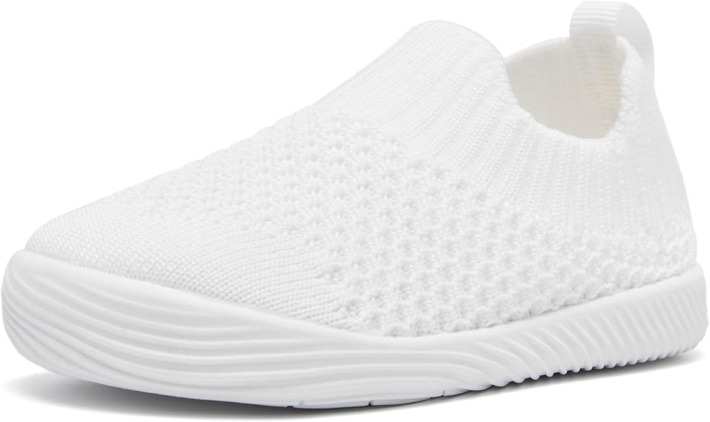 Tenis tipo calcetín blancos