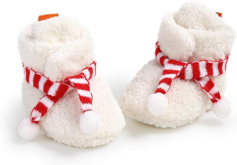 Zapatos Navideños con Bufanda