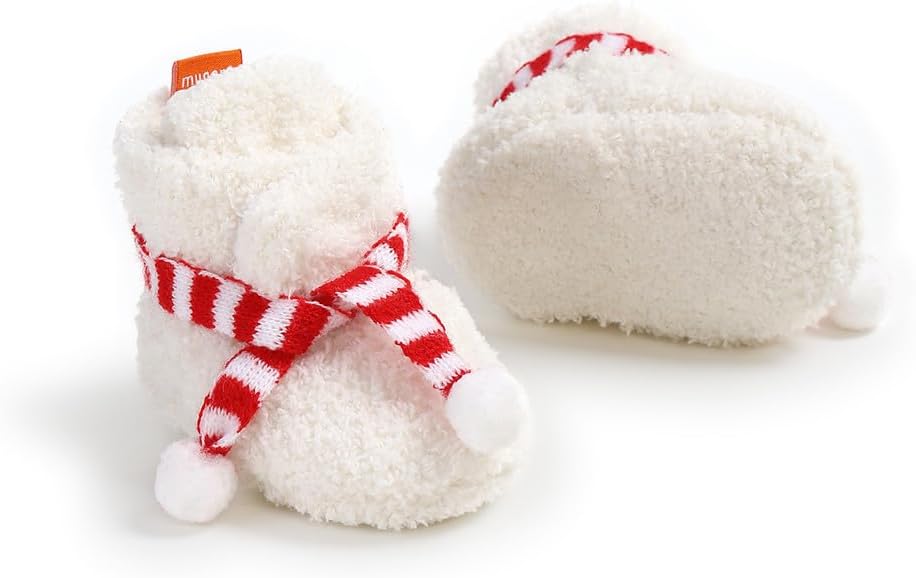 Zapatos Navideños con Bufanda