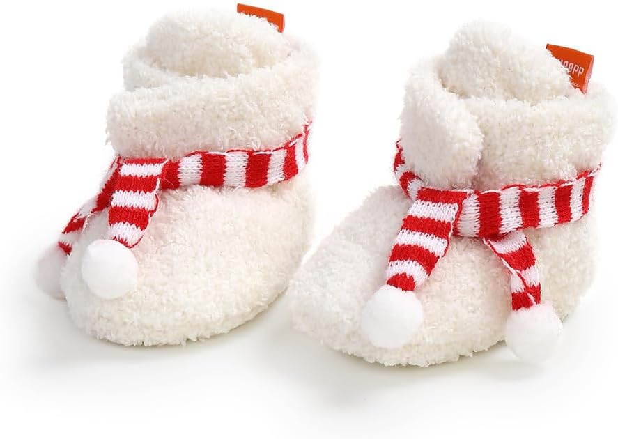 Zapatos Navideños con Bufanda
