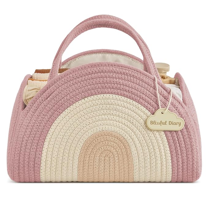 Cesta Organizadora de Pañales de Algodón