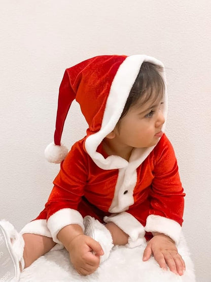 Traje de Papá Noel para Bebé con Capucha