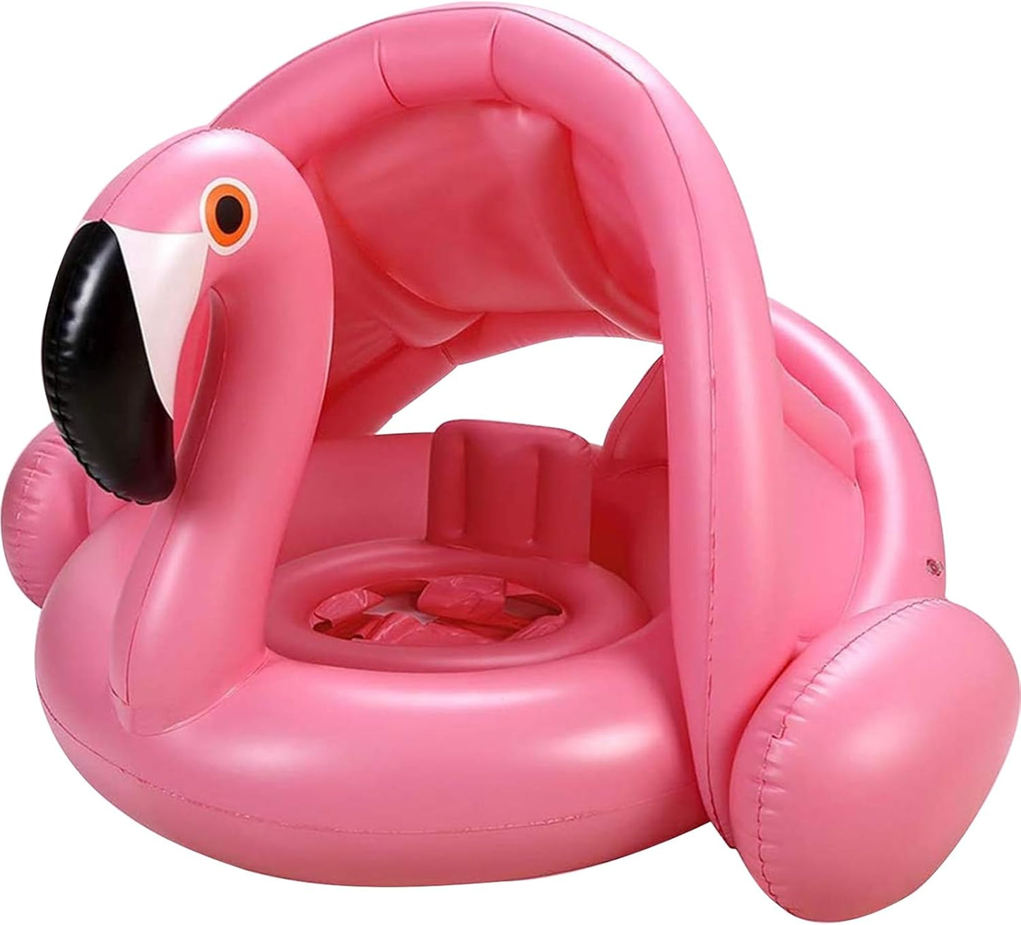 Flotador bebé flamingo con techo UV