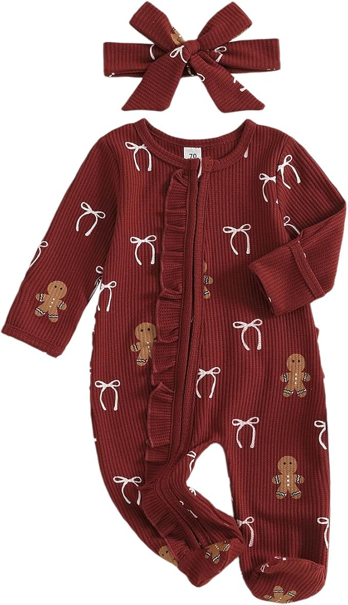 Set Mameluco Manga Larga y Diadema