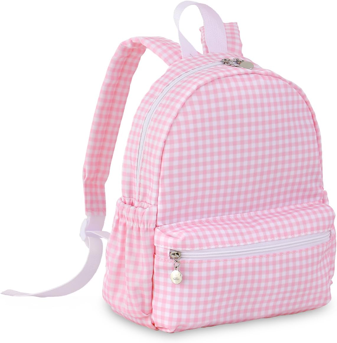 Morral gingham rosa