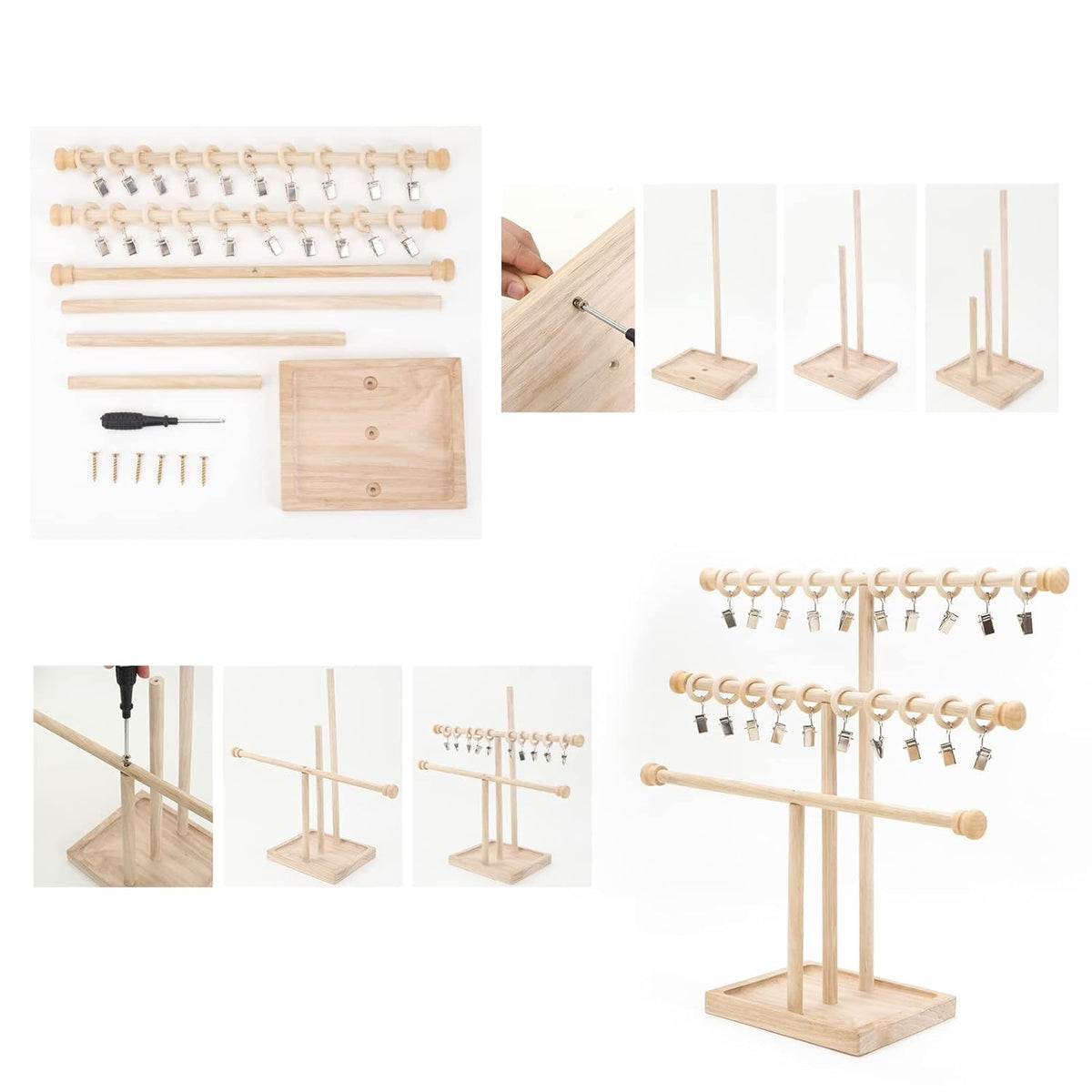Organizador de Diademas en Madera