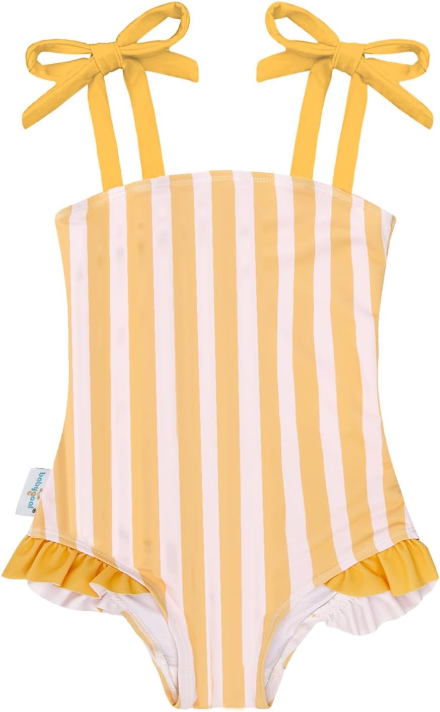 Vestido de baño niña rayas