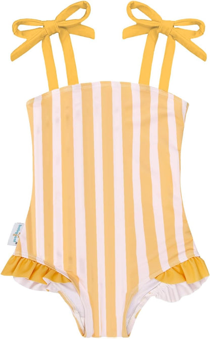 Vestido de baño niña rayas
