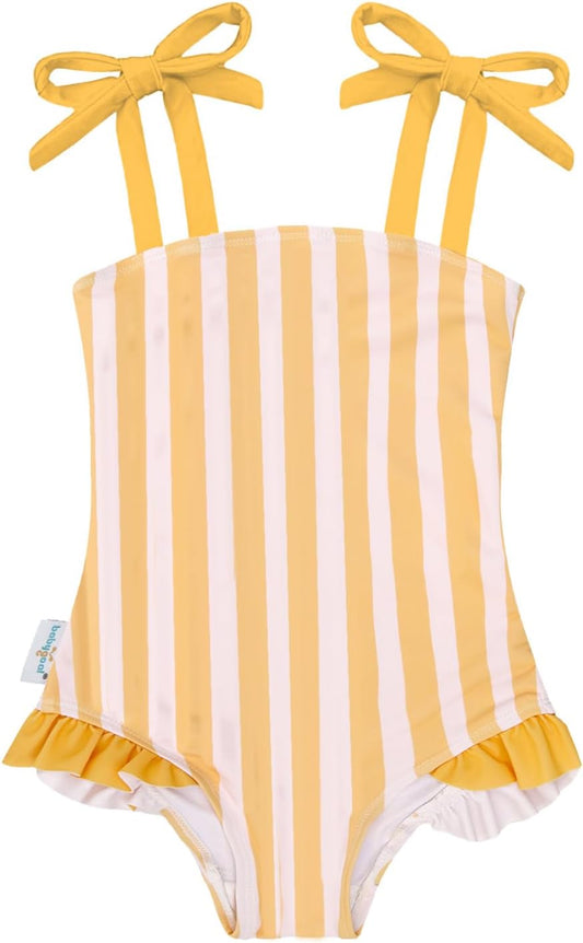 Vestido de baño niña rayas