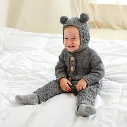 Set Gorro y Mameluco Tejido Beary