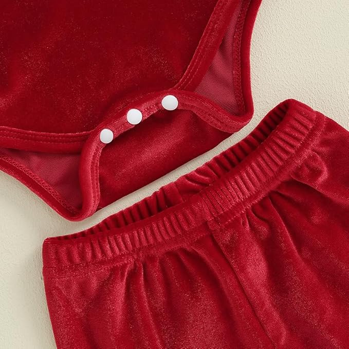 Conjunto “My 1st Christmas” de 3 Piezas para Bebé Niña