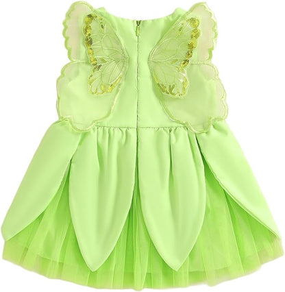 Disfraz de Hada Vestido con Alas para Bebé