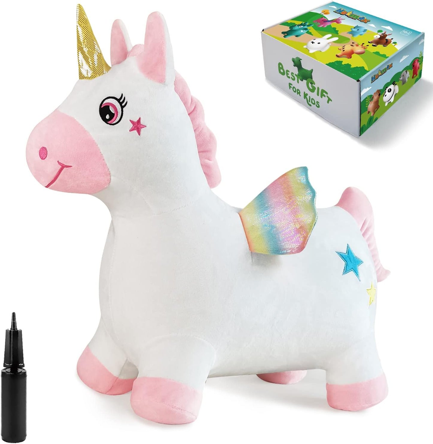 Inflable Para Saltar - Velvet Unicorn