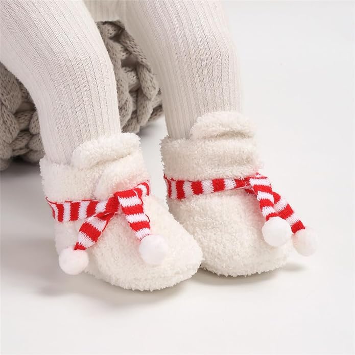 Zapatos Navideños con Bufanda