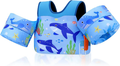 Chaleco tiburones gemelos azules