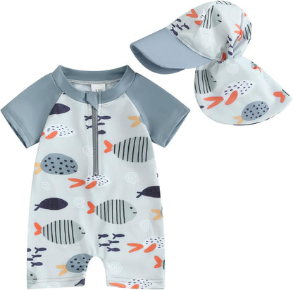 Vestido de baño bebé estampados