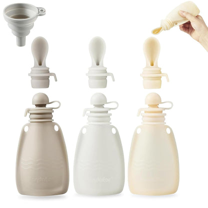 Set x3 Bolsas de Silicona para Alimentos de Bebé