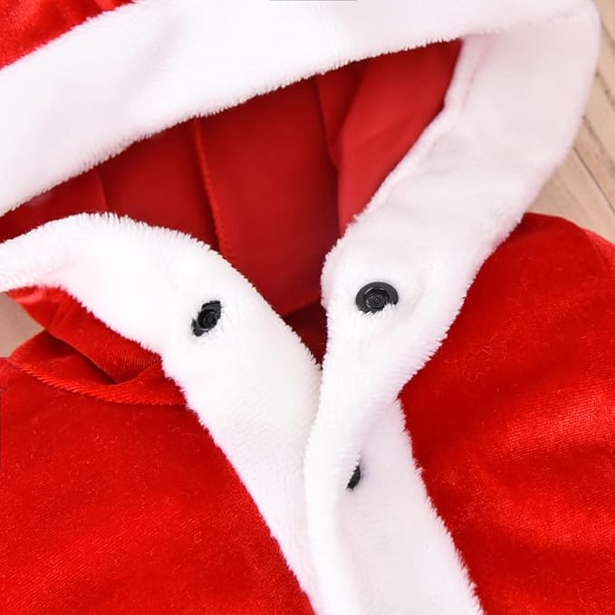 Traje de Papá Noel para Bebé con Capucha
