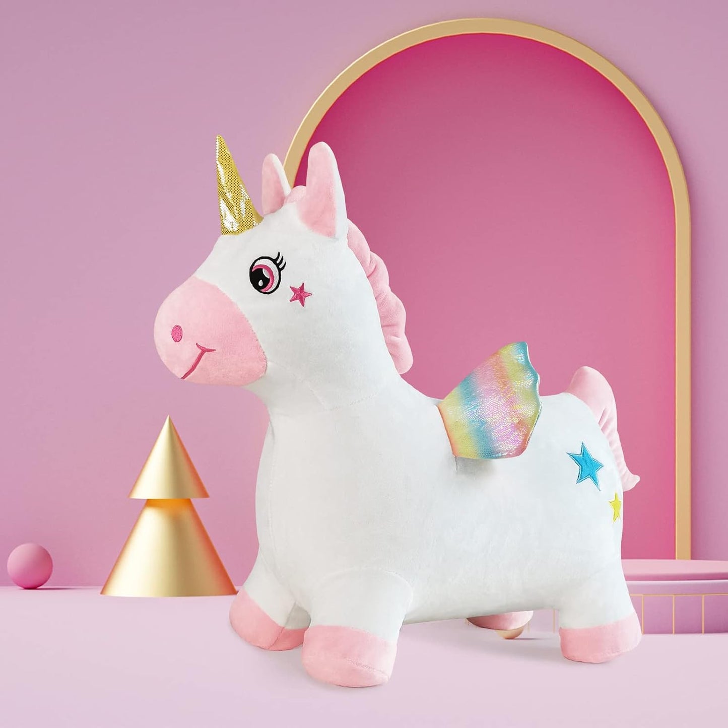 Inflable Para Saltar - Velvet Unicorn