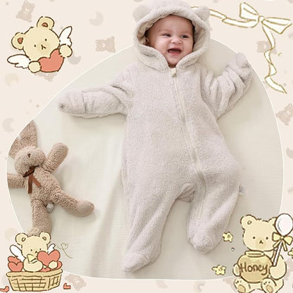 Traje Oso Polar con Capucha