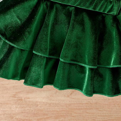 Set Navideño Alice Vestido, Mameluco y Diadema