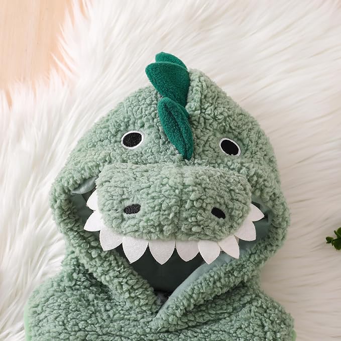 Disfraz de Dinosaurio con Capucha