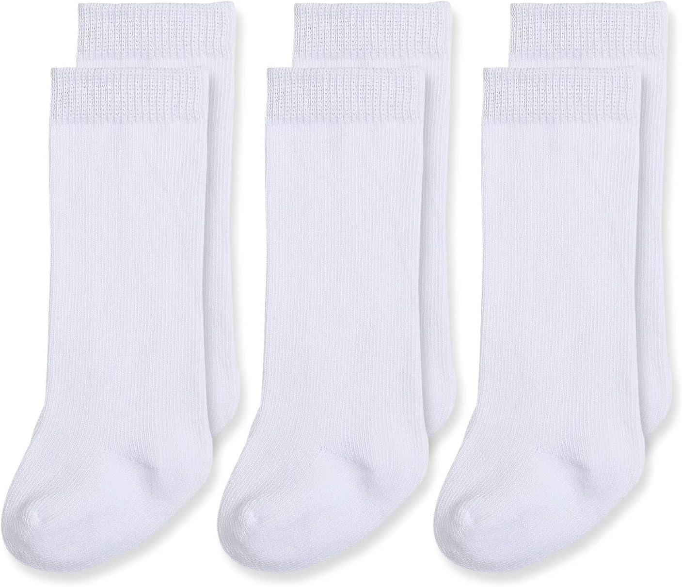 Set x3 medias altas blancas