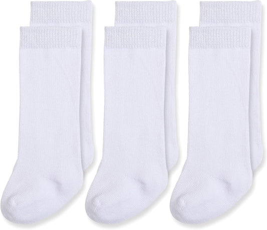 Set x3 medias altas blancas