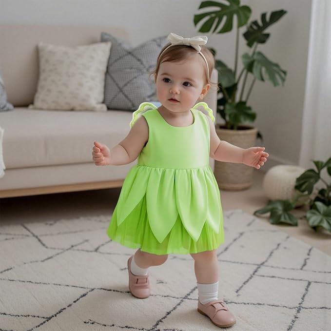 Disfraz de Hada Vestido con Alas para Bebé