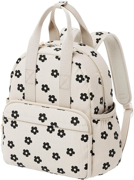 Morral pana floral negro