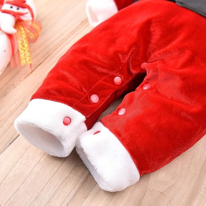 Traje de Papá Noel para Bebé con Capucha